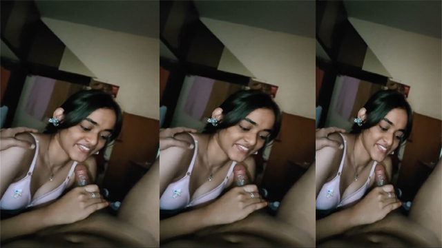 Tamil Young Girl Blowjob to her lover Video Watch